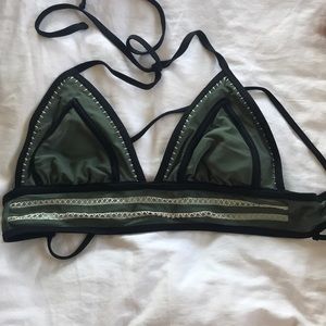 Triangle top swim suit